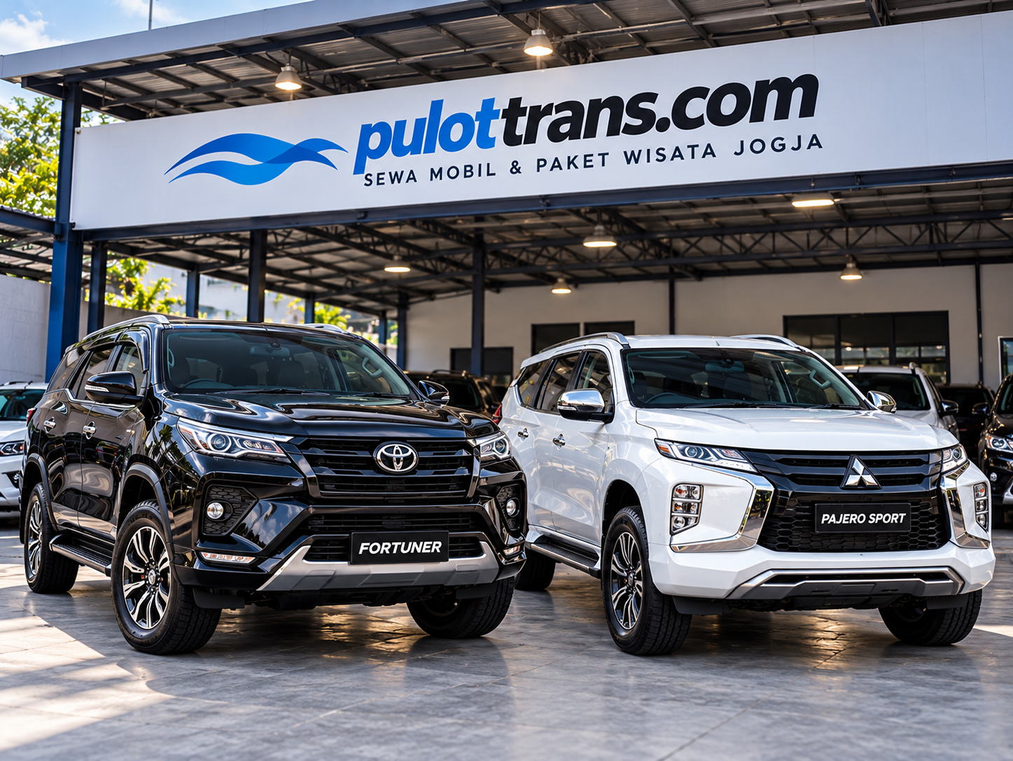 Pajero Sport dan Fortuner di Garasi Modern